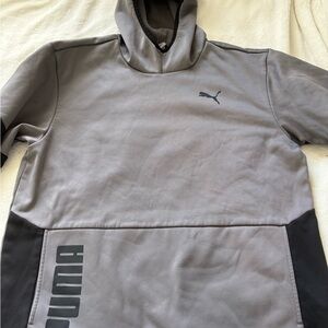 Puma Charcoal and Black Training Jacket
